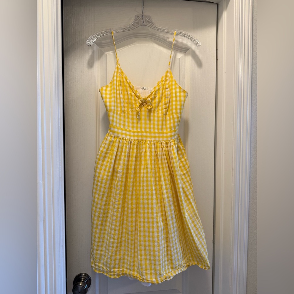 Endless Rose Yellow Gingham Dress